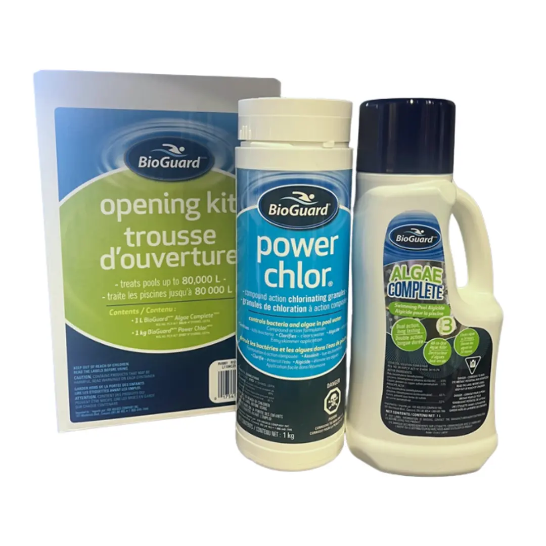 Bioguard Spring Pool Opening Kit (Treats Up To 80,000Ltr) (P/N: 1104) 1