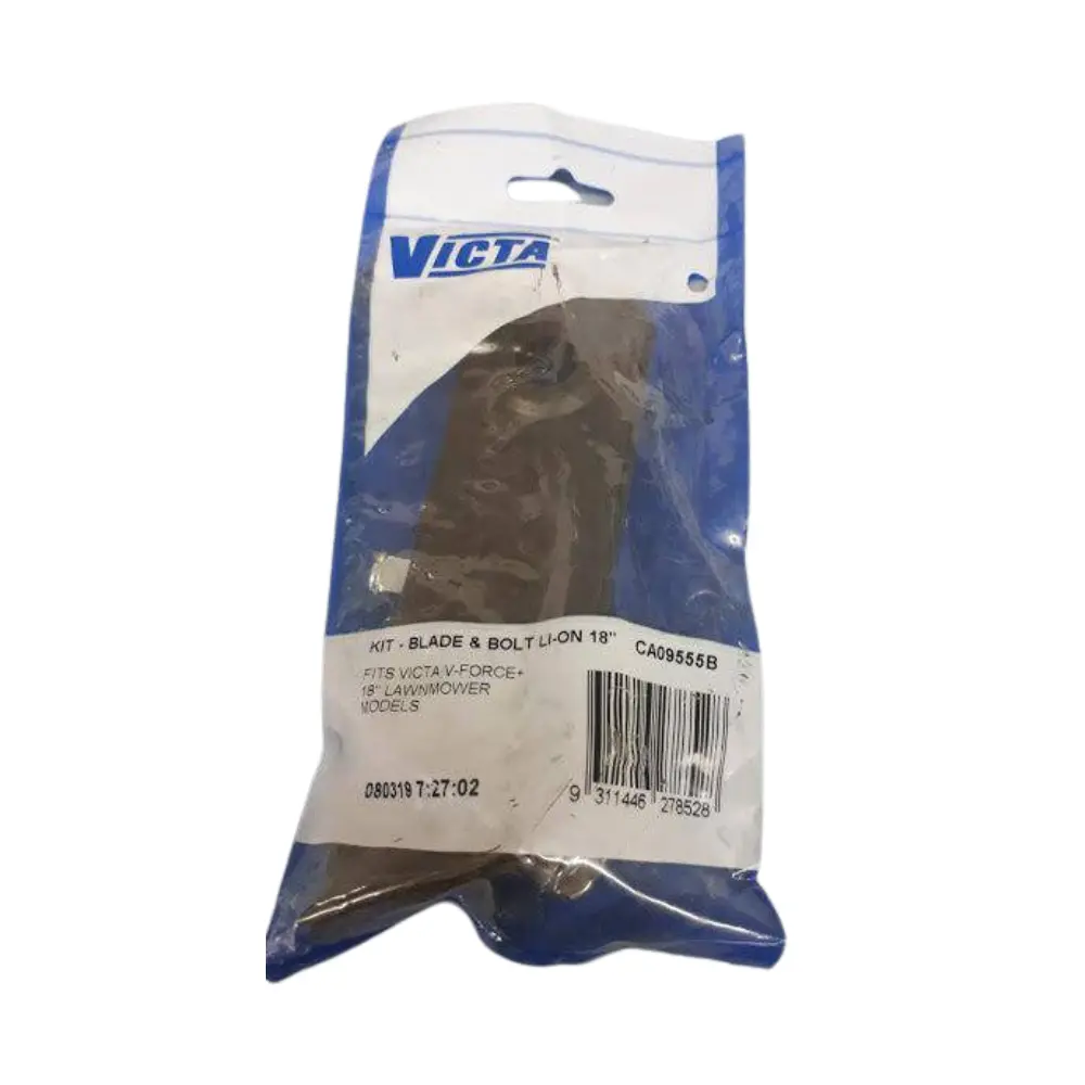 Victa 18" 82V Lithium Ion Mower Blade & Bolt Kit X 2 (Ca09555b) 1