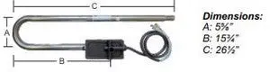 Hot Tub Heater 4Kw/1Kw (P/N: C3226-1A) 1