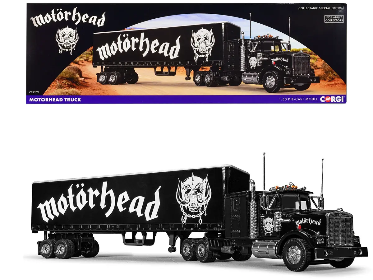 "Motorhead" Transport Truck Black 1/50 Diecast Model By Corgi 1