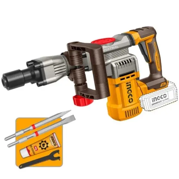 Demolition Breaker (Jackhammer) Cordless 𝑃20ˢ Ingco 2