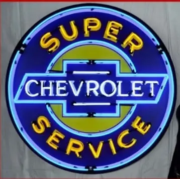 Chevrolet Super Service Large Neon 1
