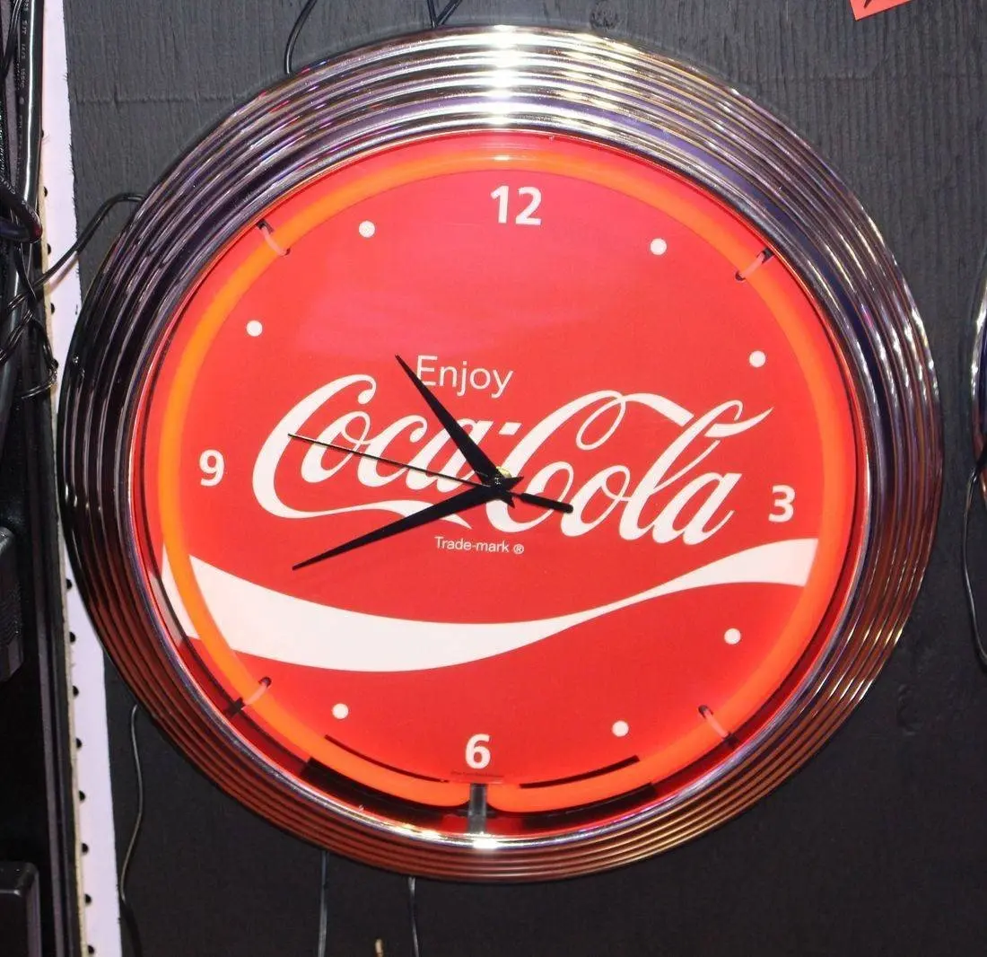 Coca-Cola 15" Neon Clock 1