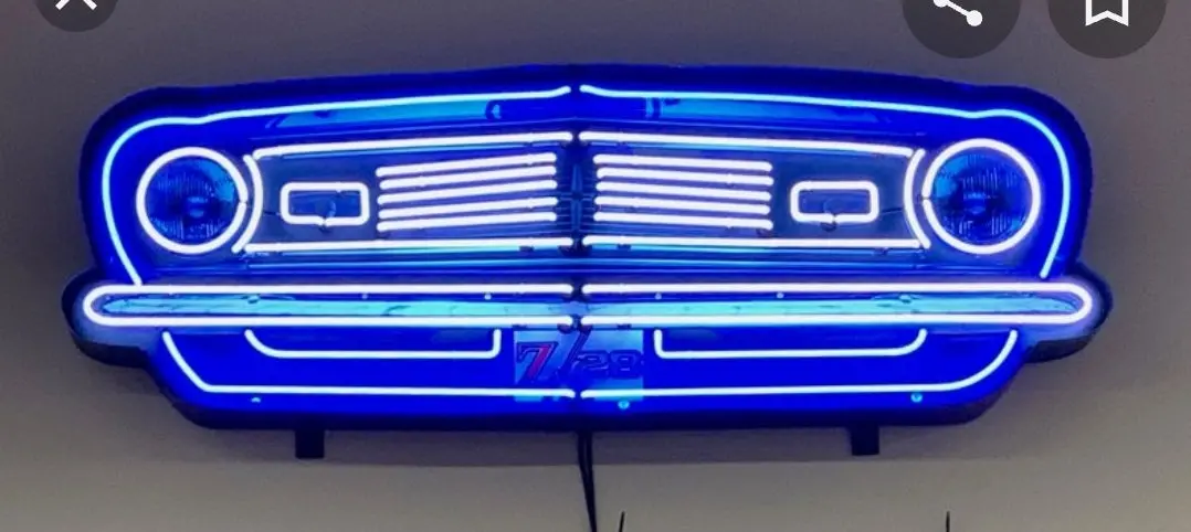 Camaro Z28 Front End Grill Large Neon 1