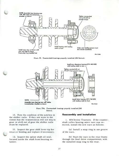Case Ih Transmission & Final Drive 240 & 404 Tractors - Service Manual 2