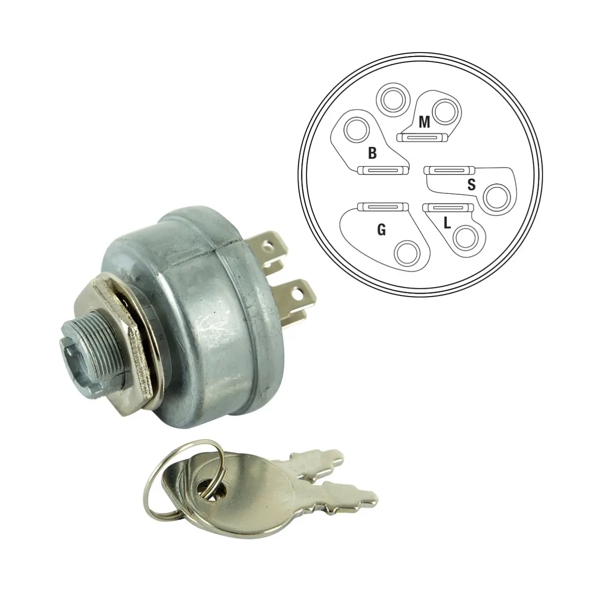 Cub Cadet Ignition Switch (Swt1035) 1