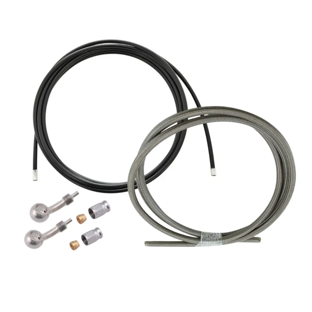 Moto Iron Cut-To-Fit Braided Brake Line Kit 1