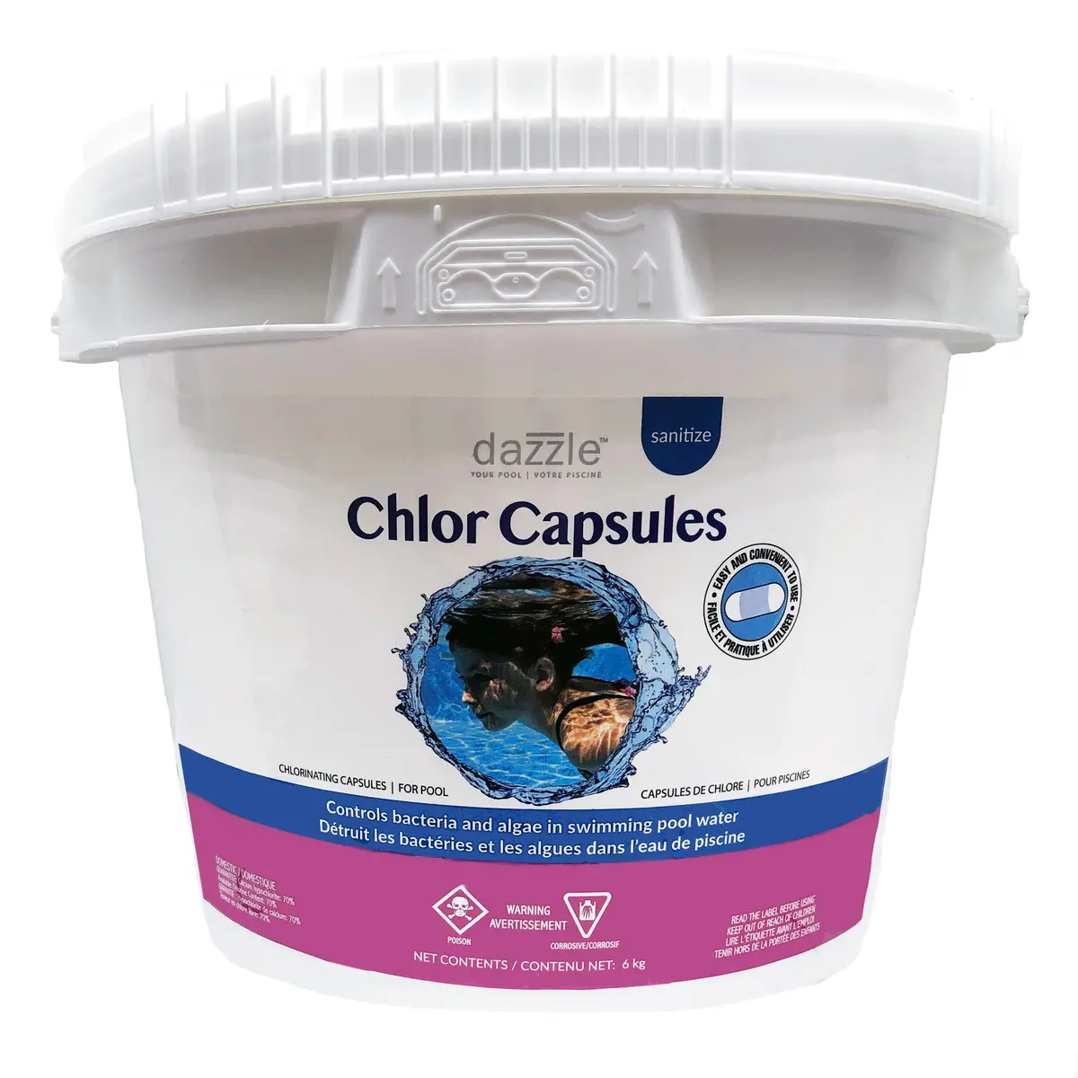 Dazzle Chlor Capsules (6 Kg) (P/N: Daz02606) 1