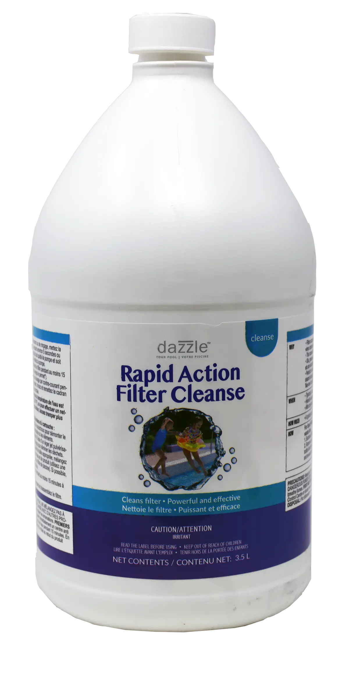 Dazzle Rapid Action Filter Cleanse For Pools (3.5Ltr) (P/N: Daz05003) 1