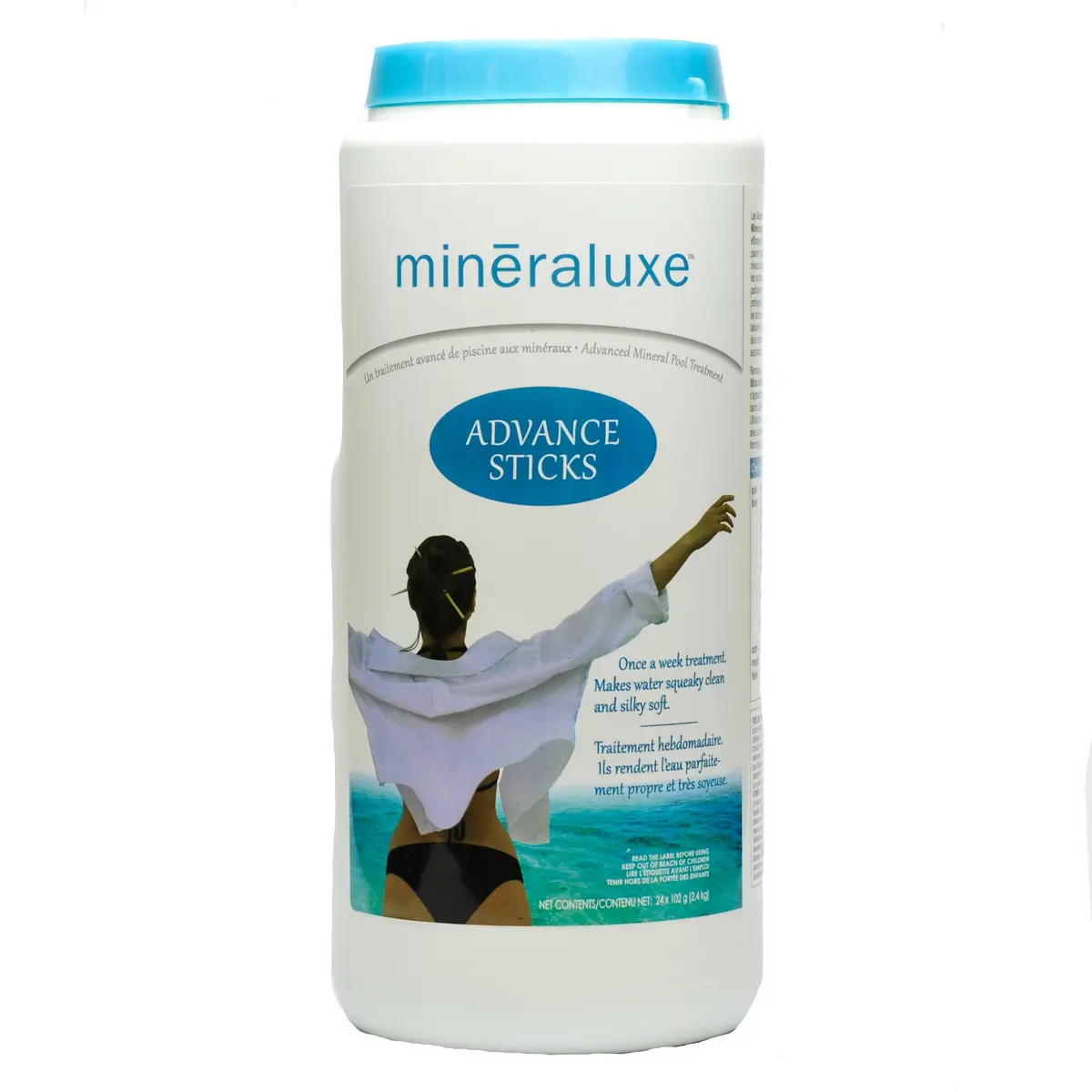 Mineraluxe Advance Sticks For Pools (2.4 Kg = 24 X100 Gm Per Stick) (P/N: Dml09516) 1