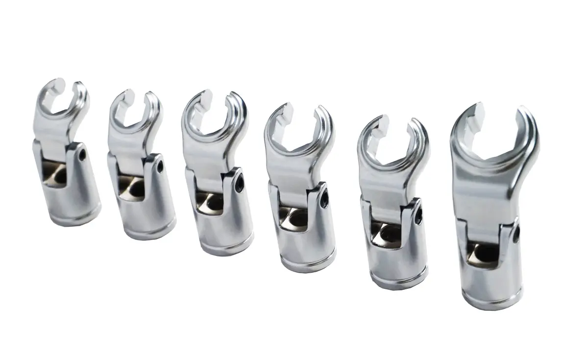 Crows Feet Adjustable Flare Night Sockets | 3/8" Drive | 6 Piece Sae Set 1