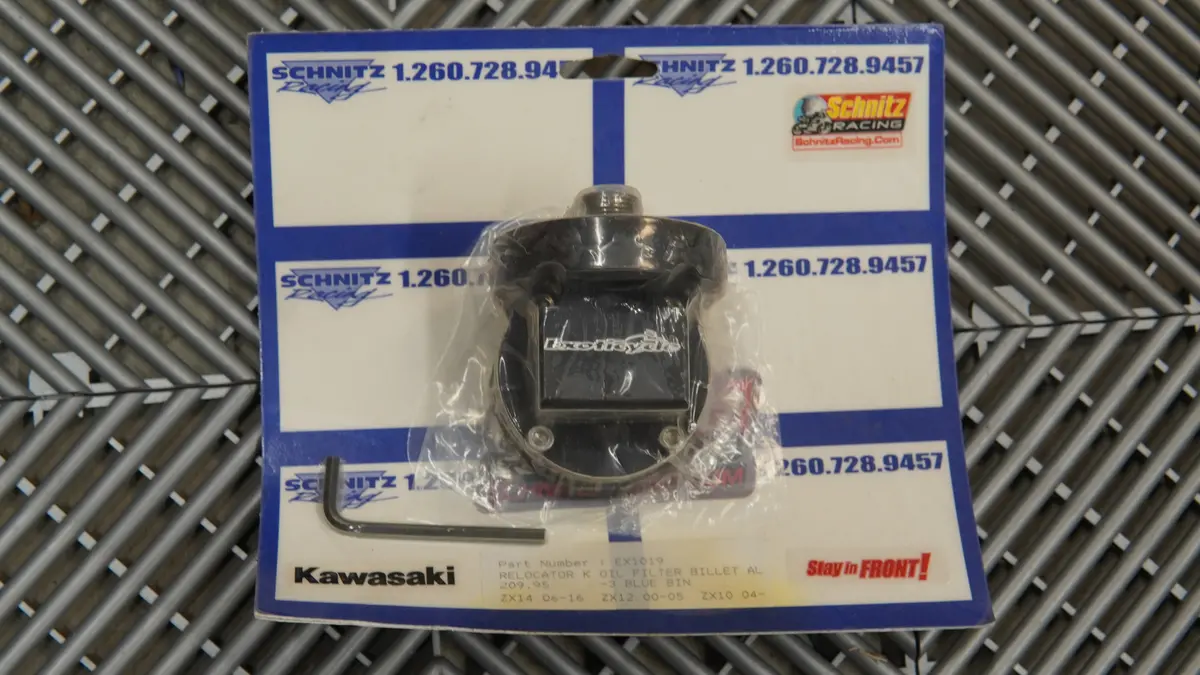 Schnitz - Zx10r Oil Filter Adapter 90-Deg (New) 1
