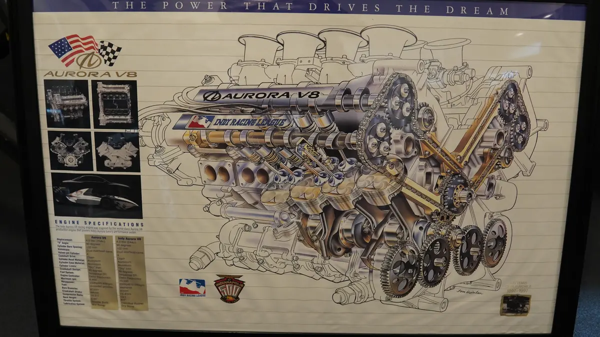 Indy Gen2 (Aurora) Engine Picture In Frame 1