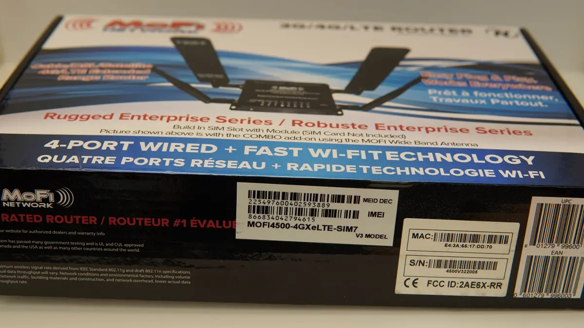 Mofi4500-4Gxlte-Sim7-V3 3G/4G Router (New) 1