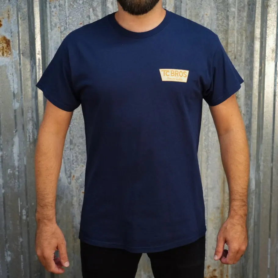Genuine Quality - Navy Tee 1