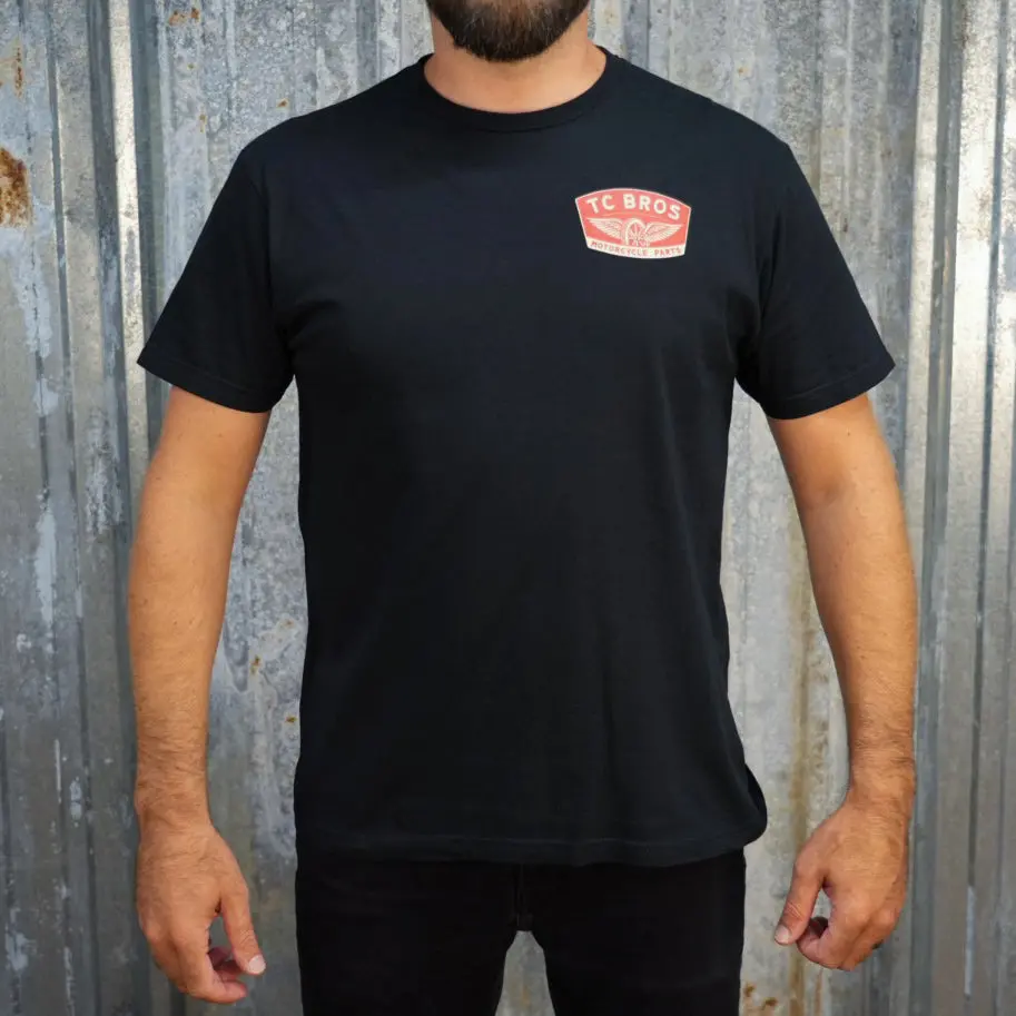 Winged Wheel - Black Tee - (Front Print) 1
