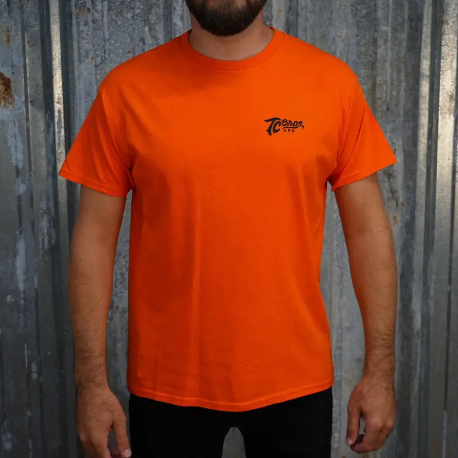 Script - Orange Tee (Front/Back Print) 1