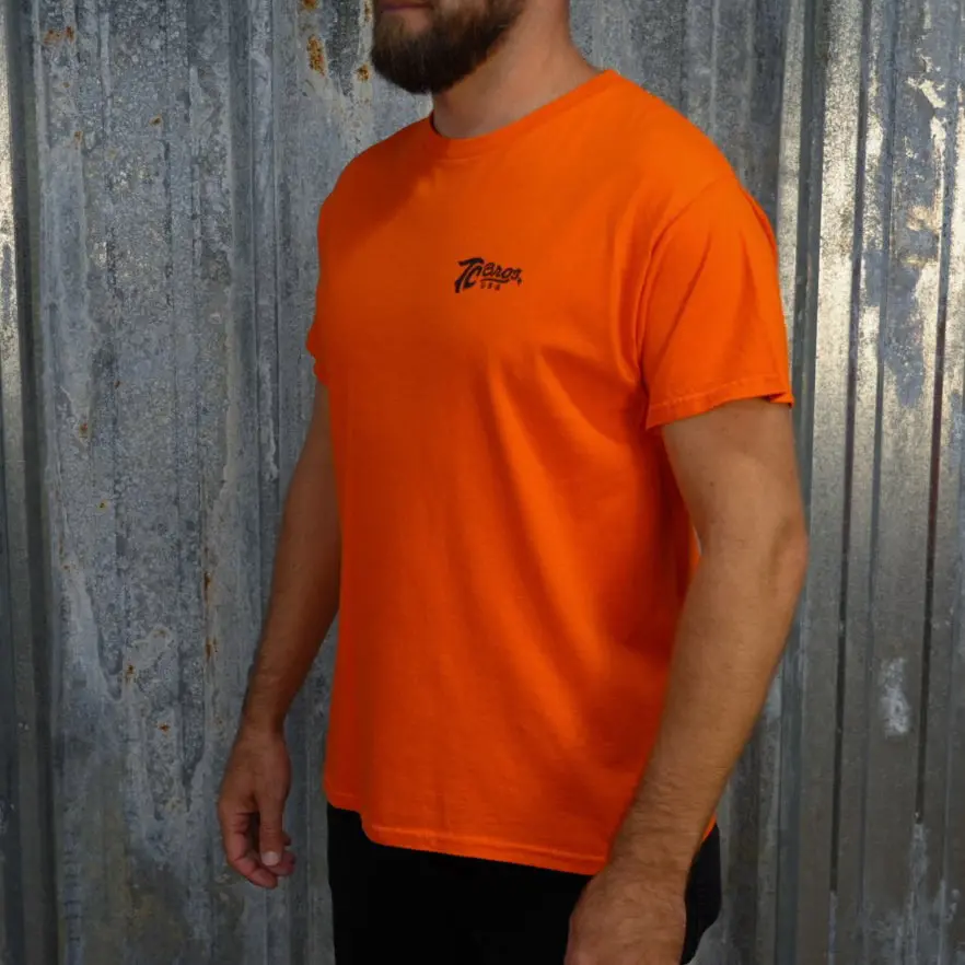 Script - Orange Tee (Front/Back Print) 2