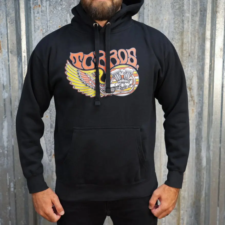 Wing Hoodie - Black 1
