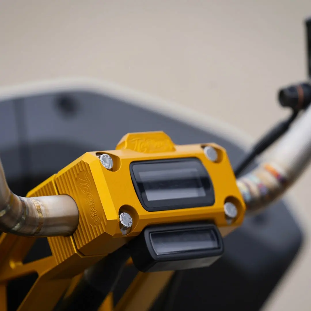 Tc Bros. Pro Series Truss Digital Gauge Pullback Riser For Harley-Davidson Softail 2018-2024 8