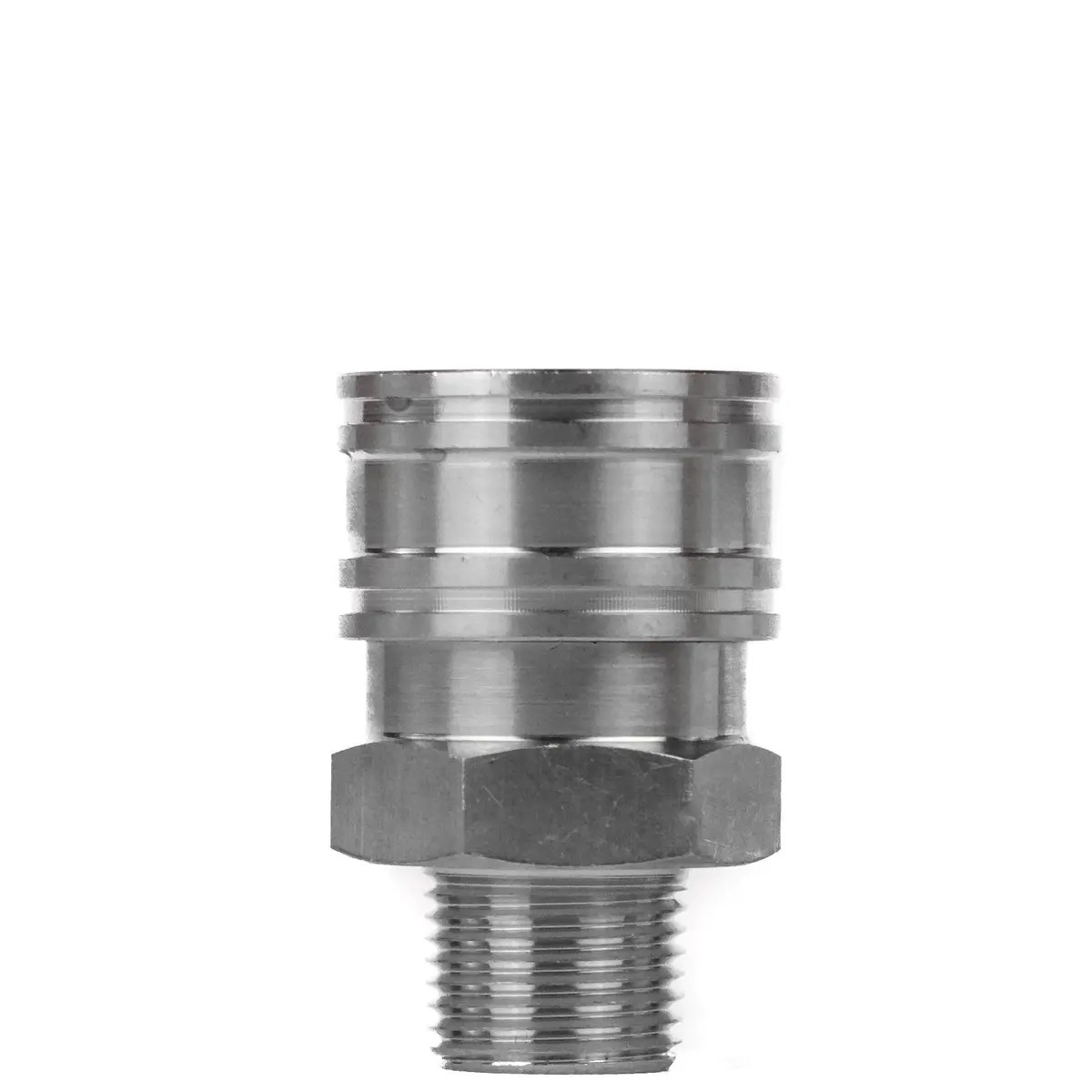 Qc Coupler: 3/8" Male Npt - Stainless 2