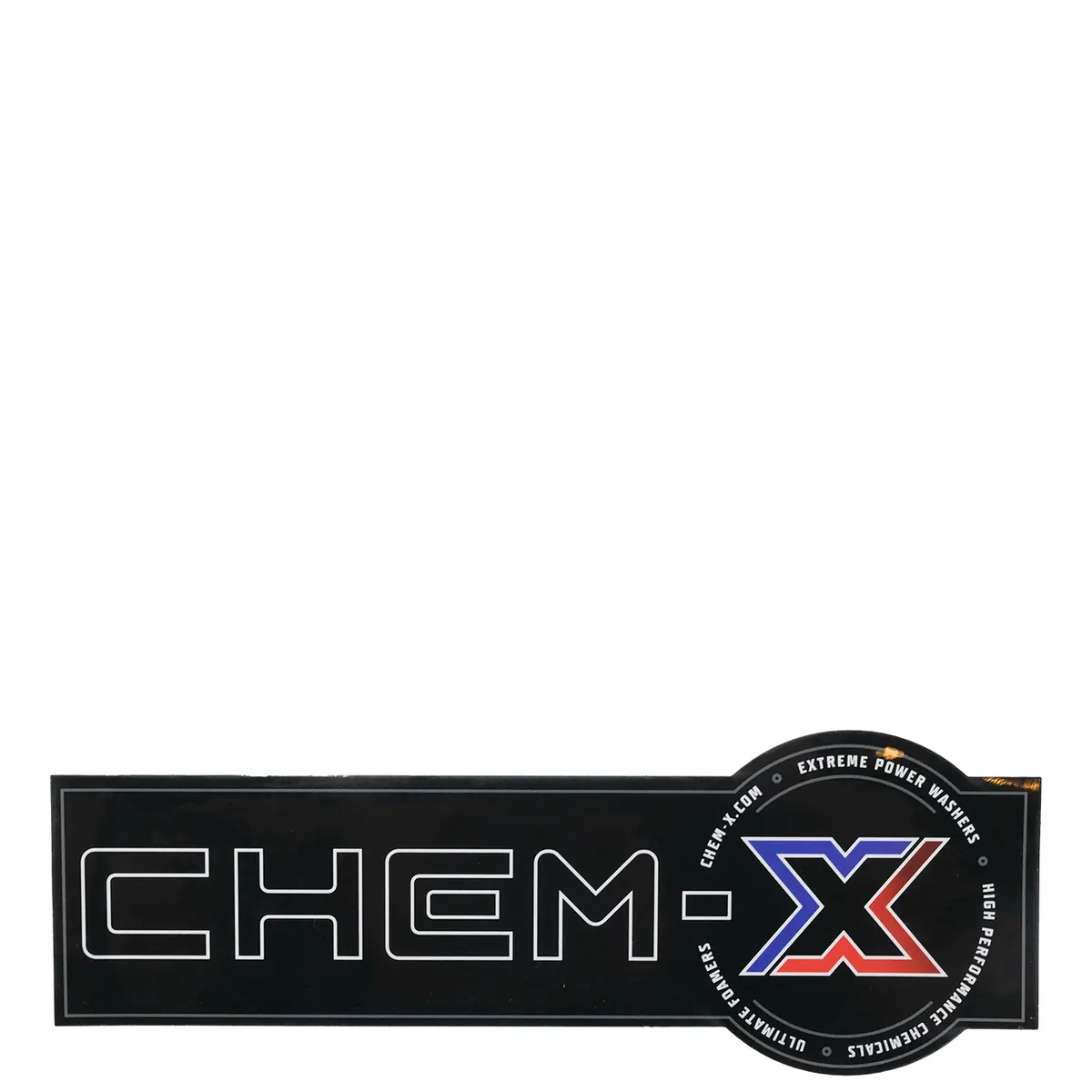 Chem-X Rectangle Logo Sticker 1