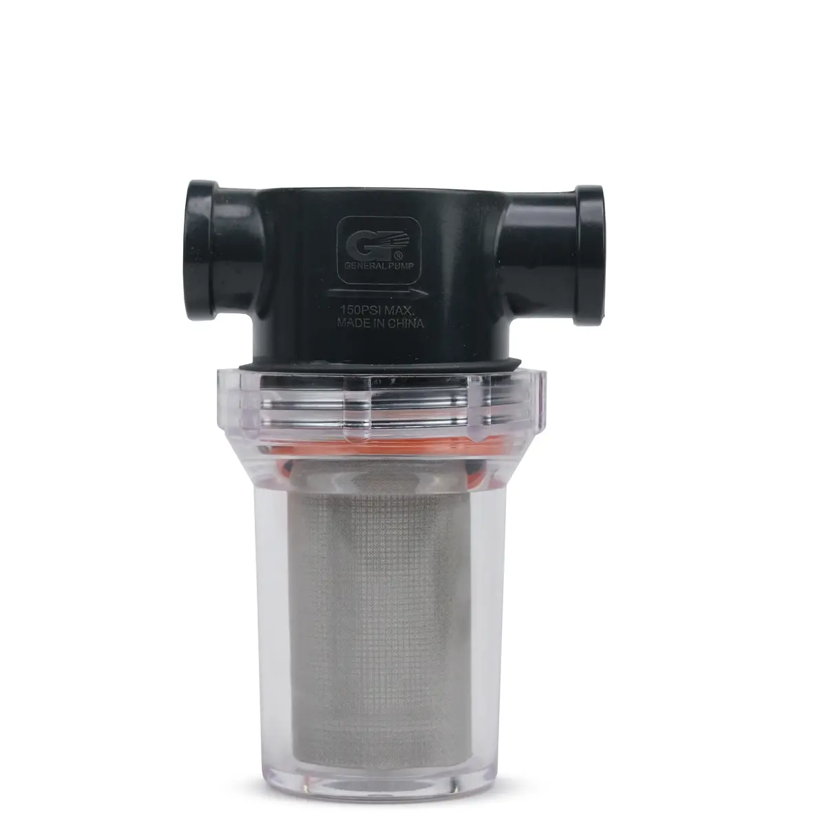 General Pump Clear Bowl Filter W/ Stainless 80 Mesh Screen (1/2" Npt) 1