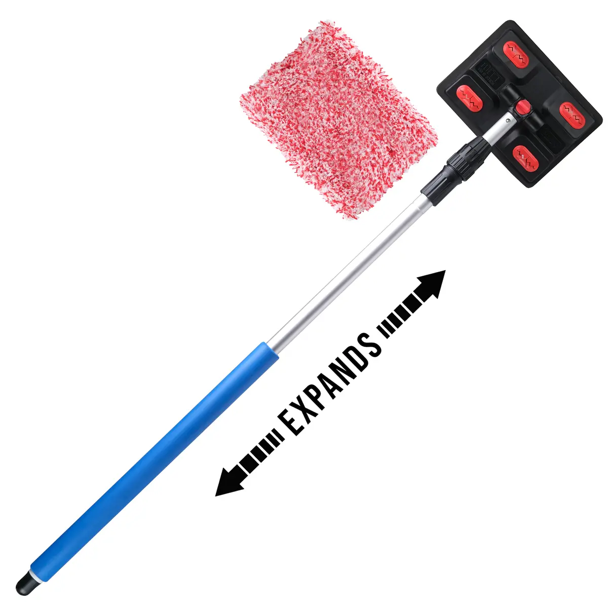 Autofiber Mitt On A Stick Pro+ 2-Piece Telescoping Pole (42" To 72") With Mitt 1