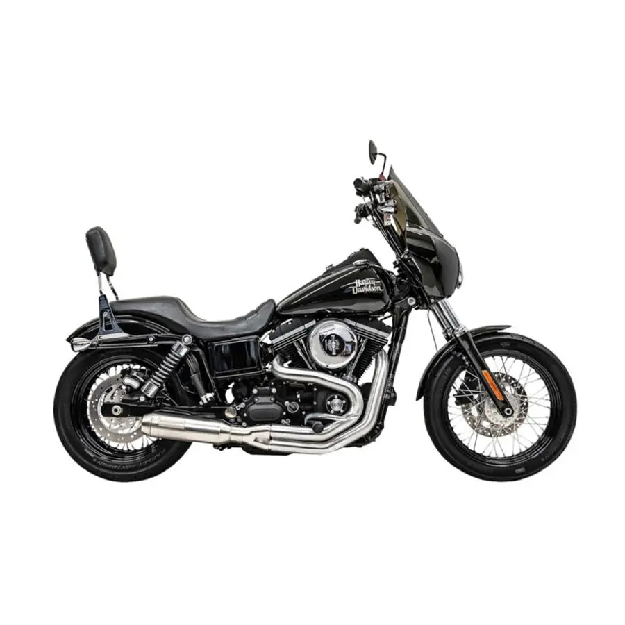 Road Rage Iii 2 Into1 Stainless Exhaust "Super Bike" Muffler For 1991-2017 Dyna 1
