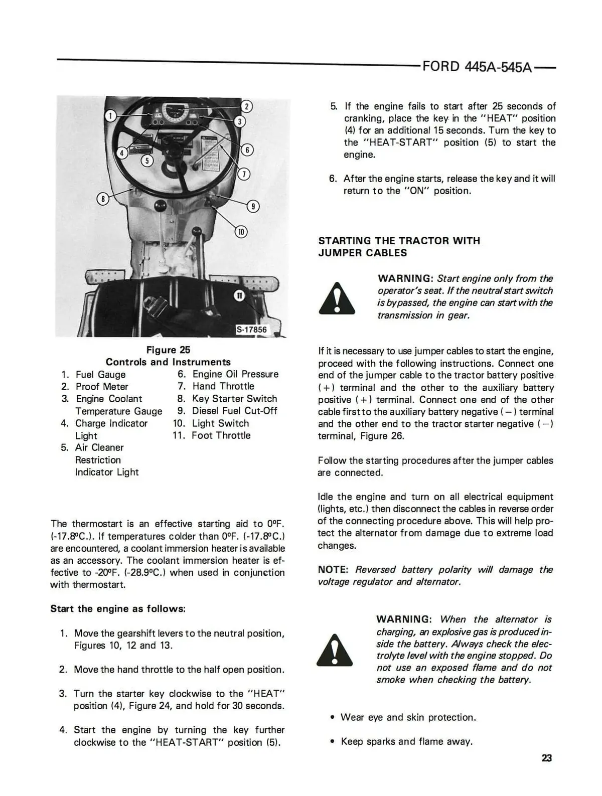 Ford 445A And 545A Industrial Tractors 745 Loaders - Operator's Manual 2