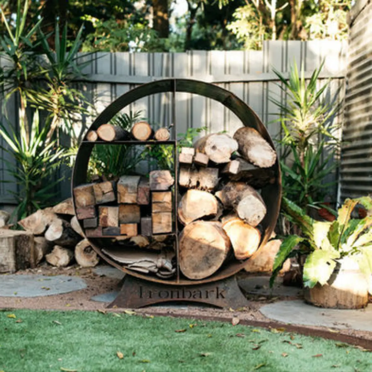 Monarch Small Round Log Rack 1