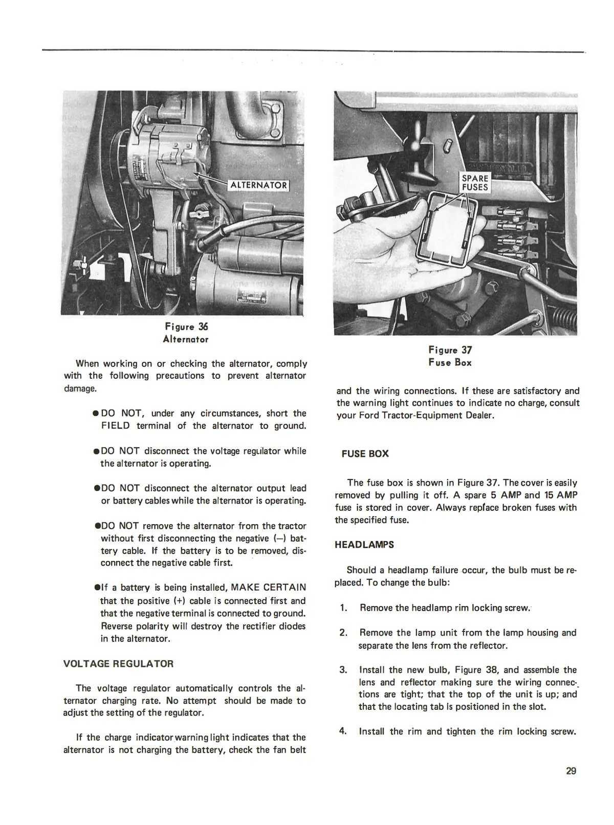 Ford 1000 Tractor - Operator's Manual 2