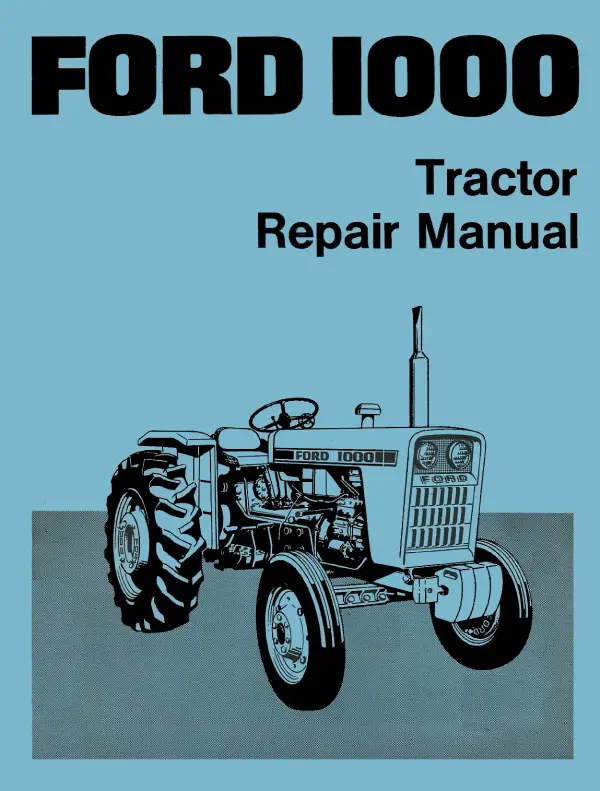 Ford 1000 Tractor - Repair Manual 1