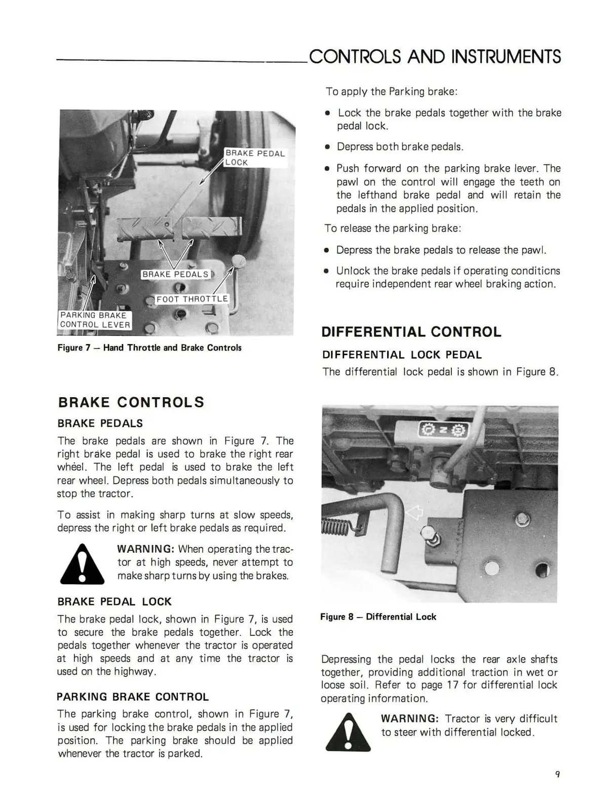 Ford 1210 Tractor Operator's Manual 2