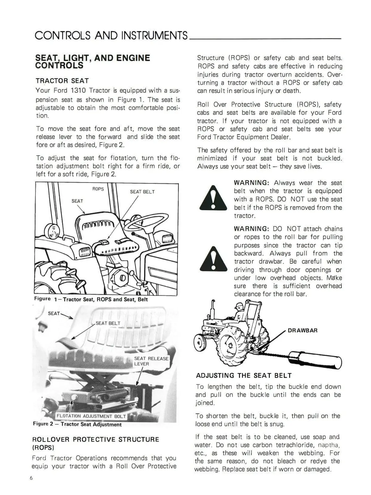 Ford 1310 Tractor - Operator's Manual 2