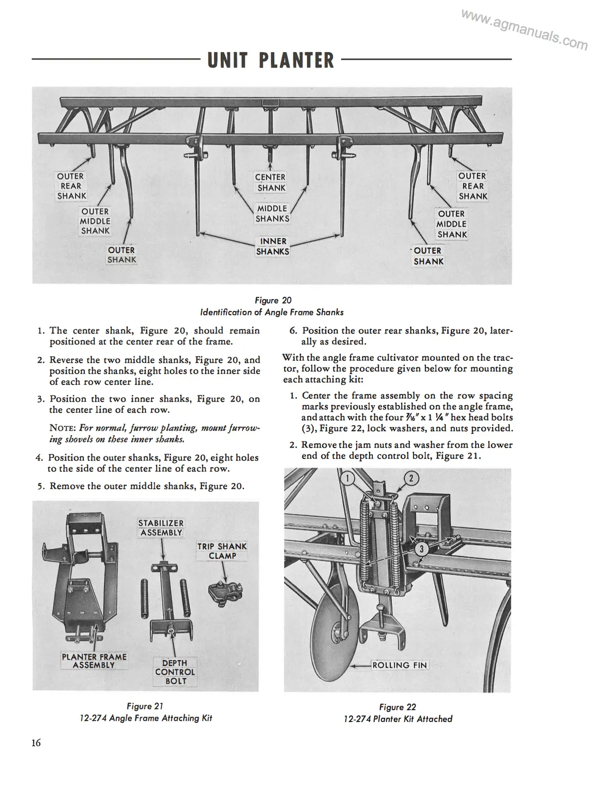Ford Unit Planter Series 310 Owner's Manual 2