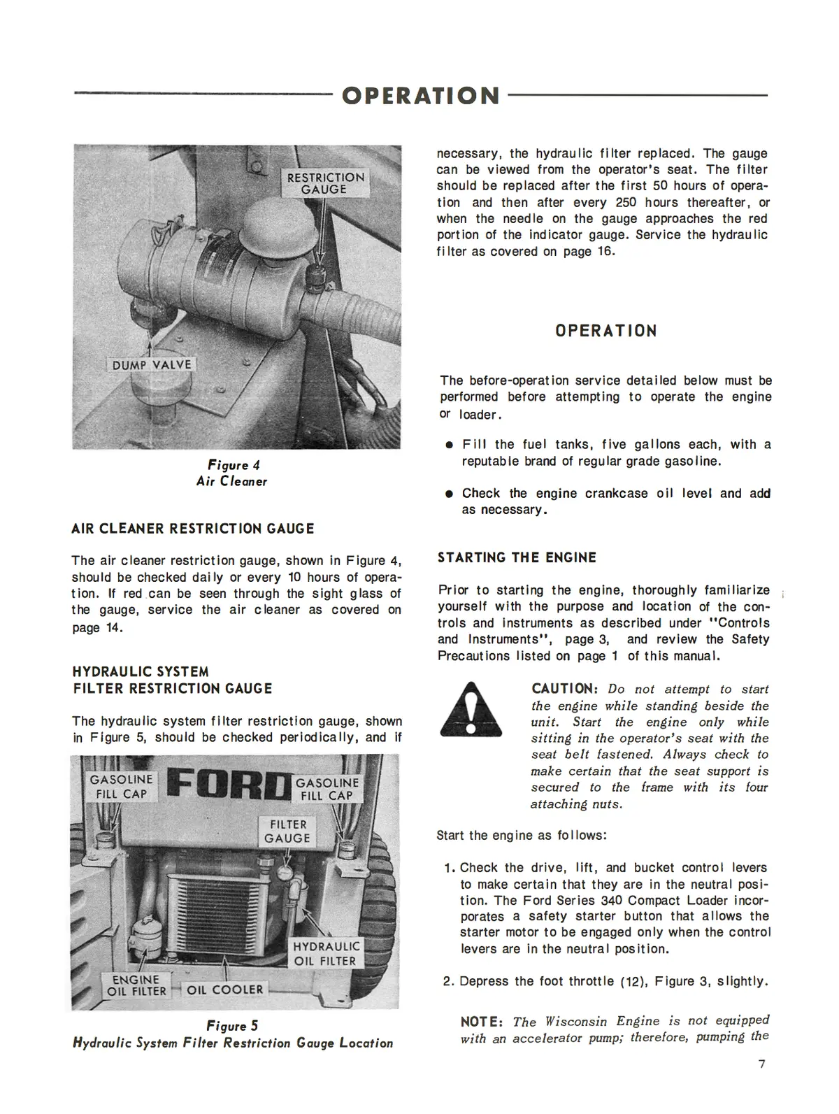 Ford 340 Compact Loader Operator's Manual 2