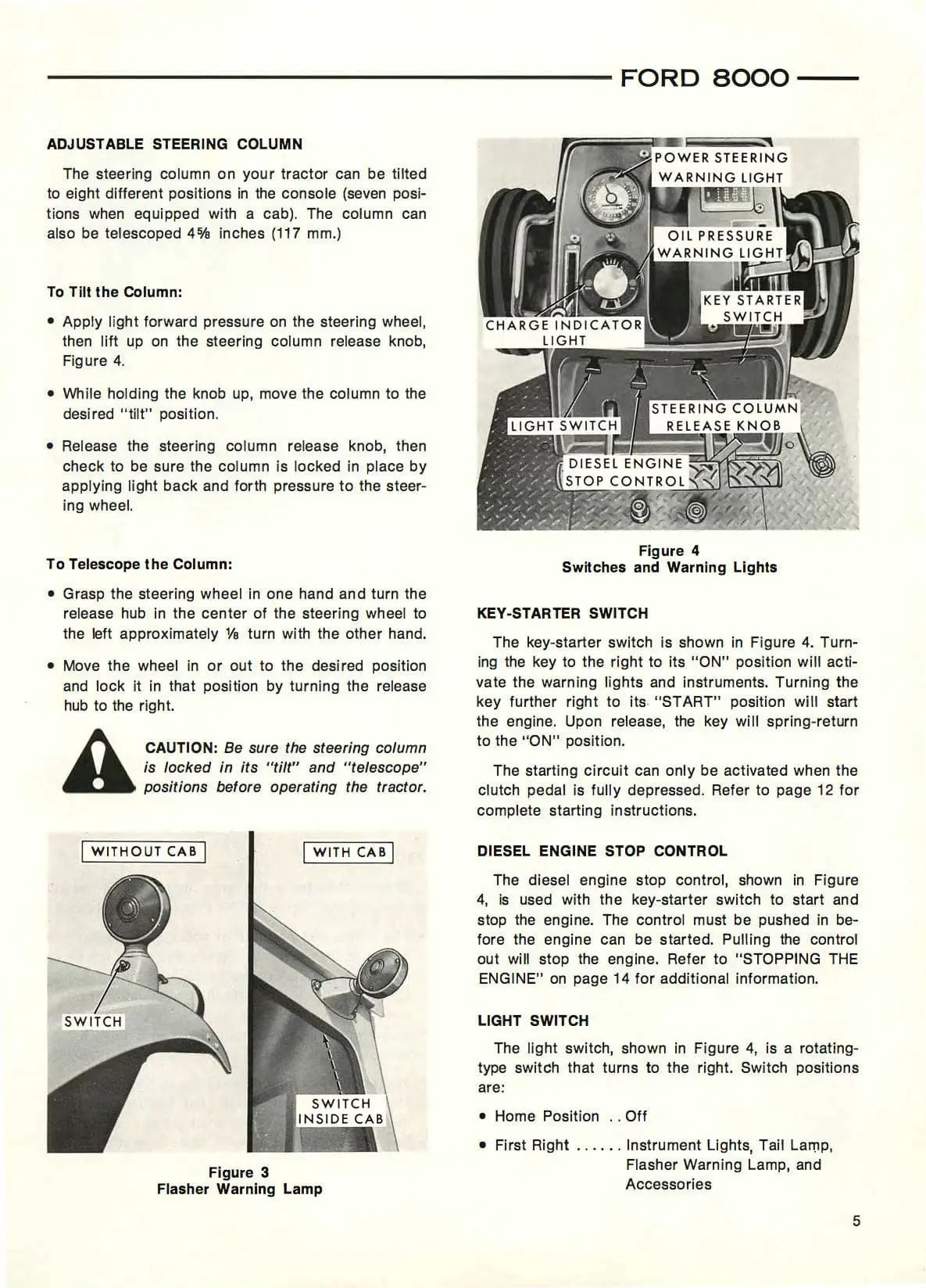 Ford 8000 Tractor Operator's Manual 2