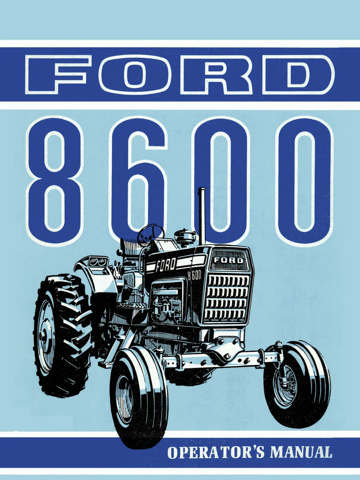 Ford 8600 Tractor Operator's Manual 1