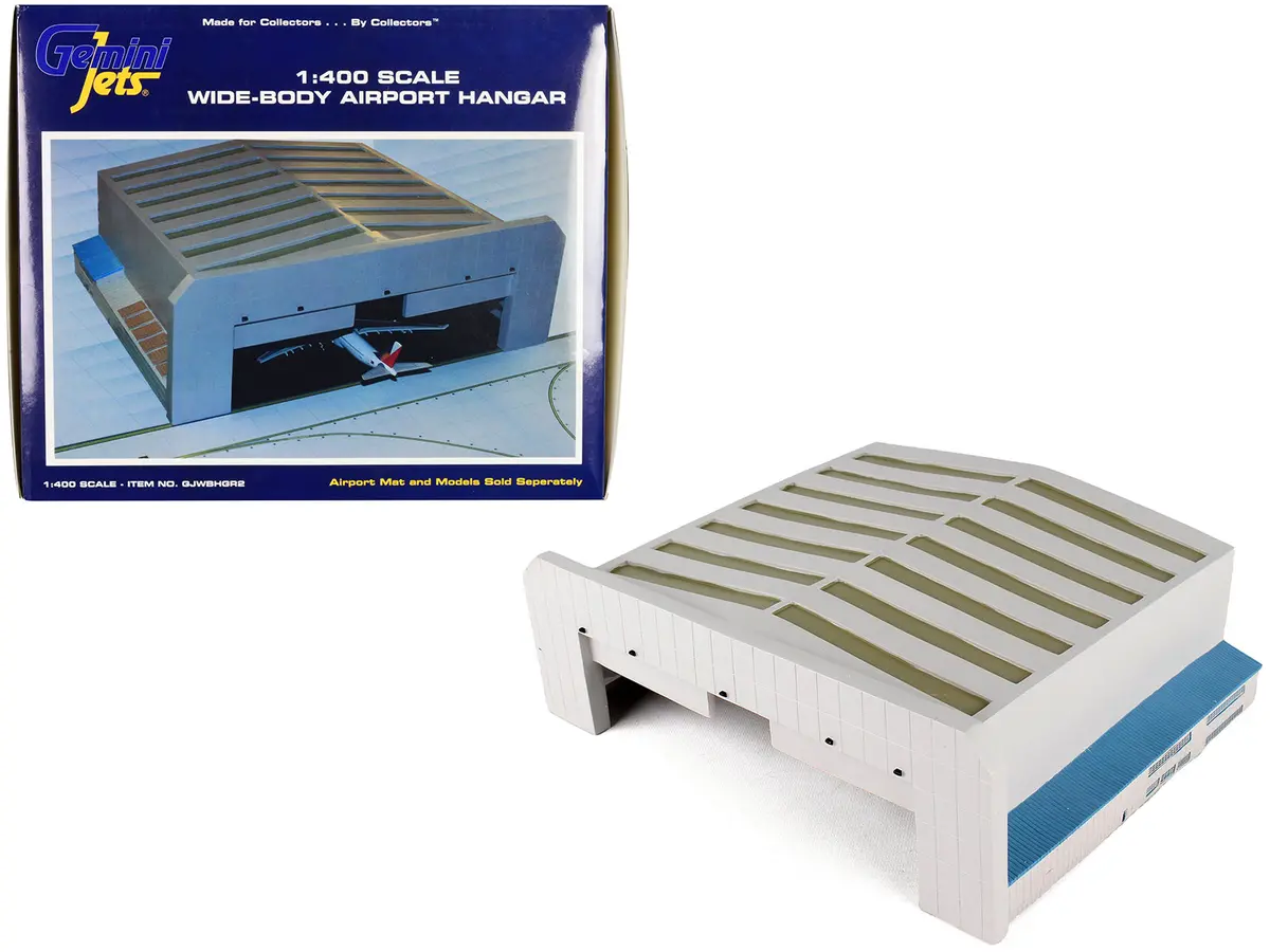 Wide-Body Aircraft Hangar For 1/400 Scale Models By Geminijets 1