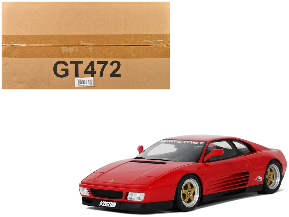 1994 Koenig Specials 348 Twin Turbo Red 1/18 Model Car By Gt Spirit 1