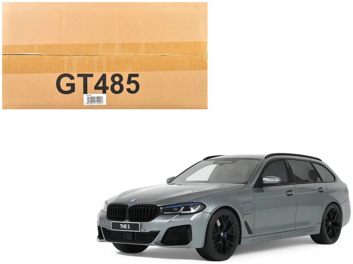 2023 Bmw 530E Xdrive M Silver Metallic 1/18 Model Car By Gt Spirit 1