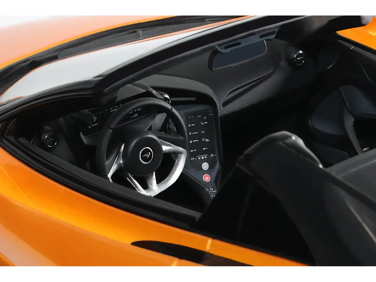 2024 Mclaren 750S Spider Orange Metallic 1/18 Model Car By Gt Spirit 2