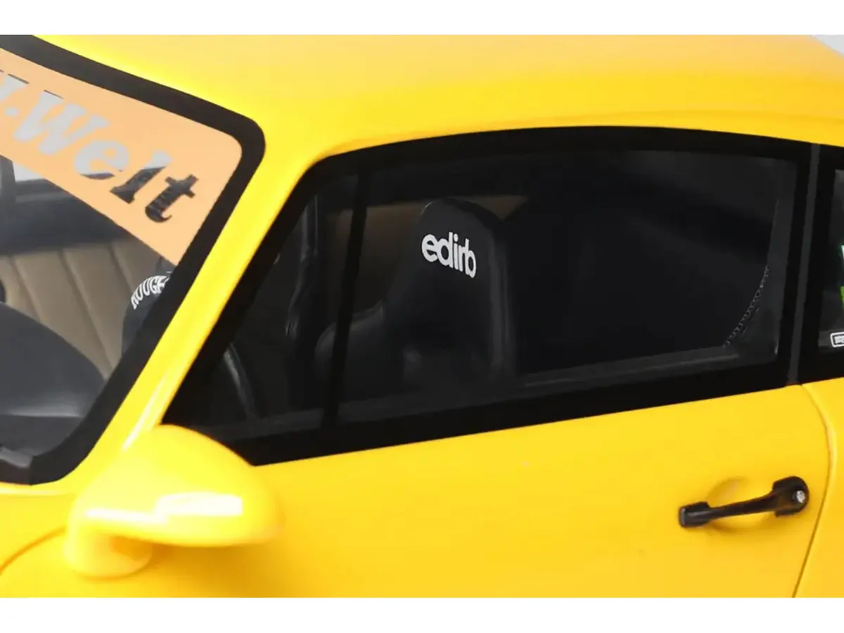 2024 Porsche 911 (964) Rwb "Qeema" Yellow 1/18 Model Car By Gt Spirit 2