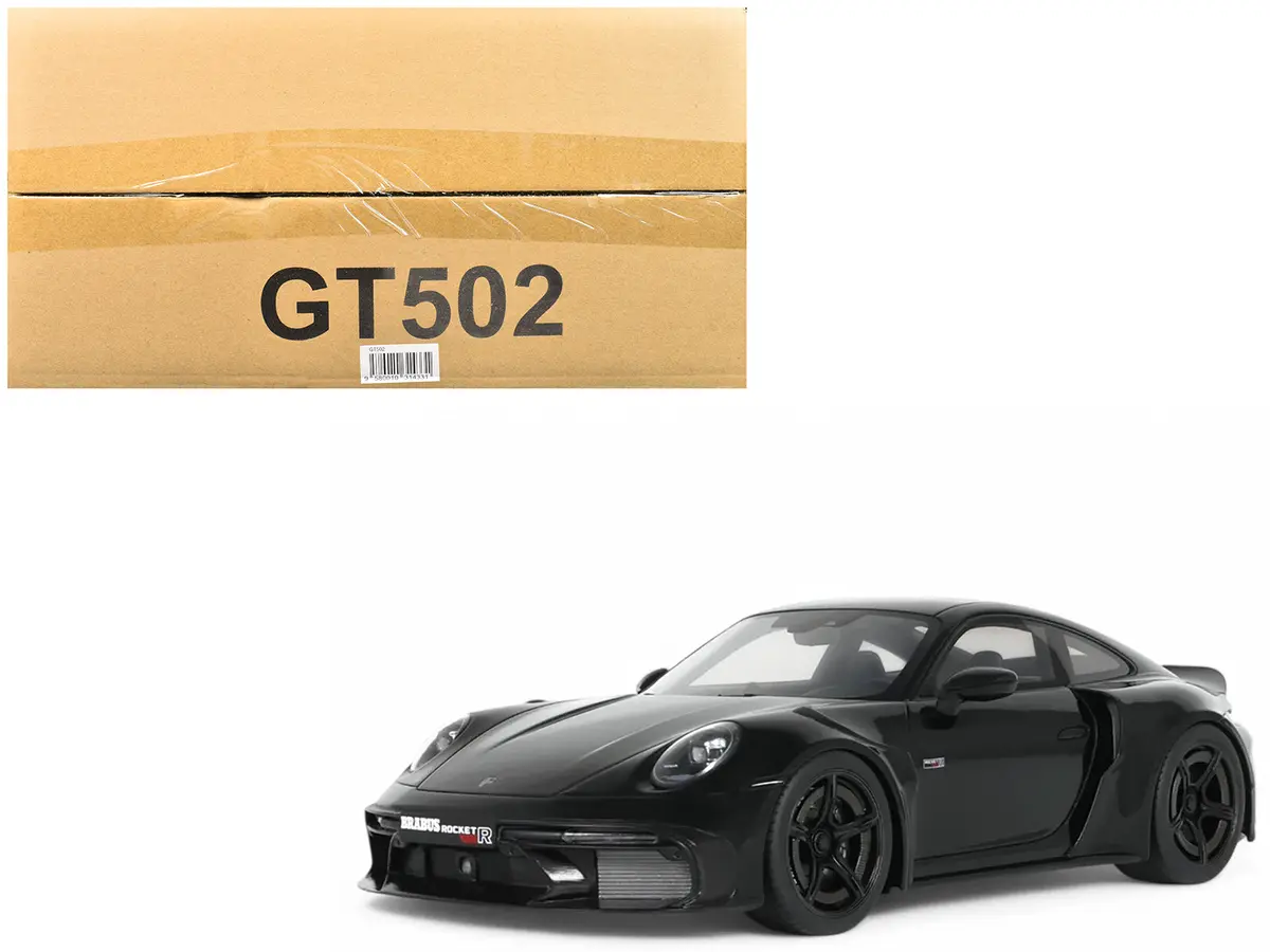 2023 Brabus 900 Rocket-R (Porsche) Black Model 1/18 Model Car By Gt Spirit 1