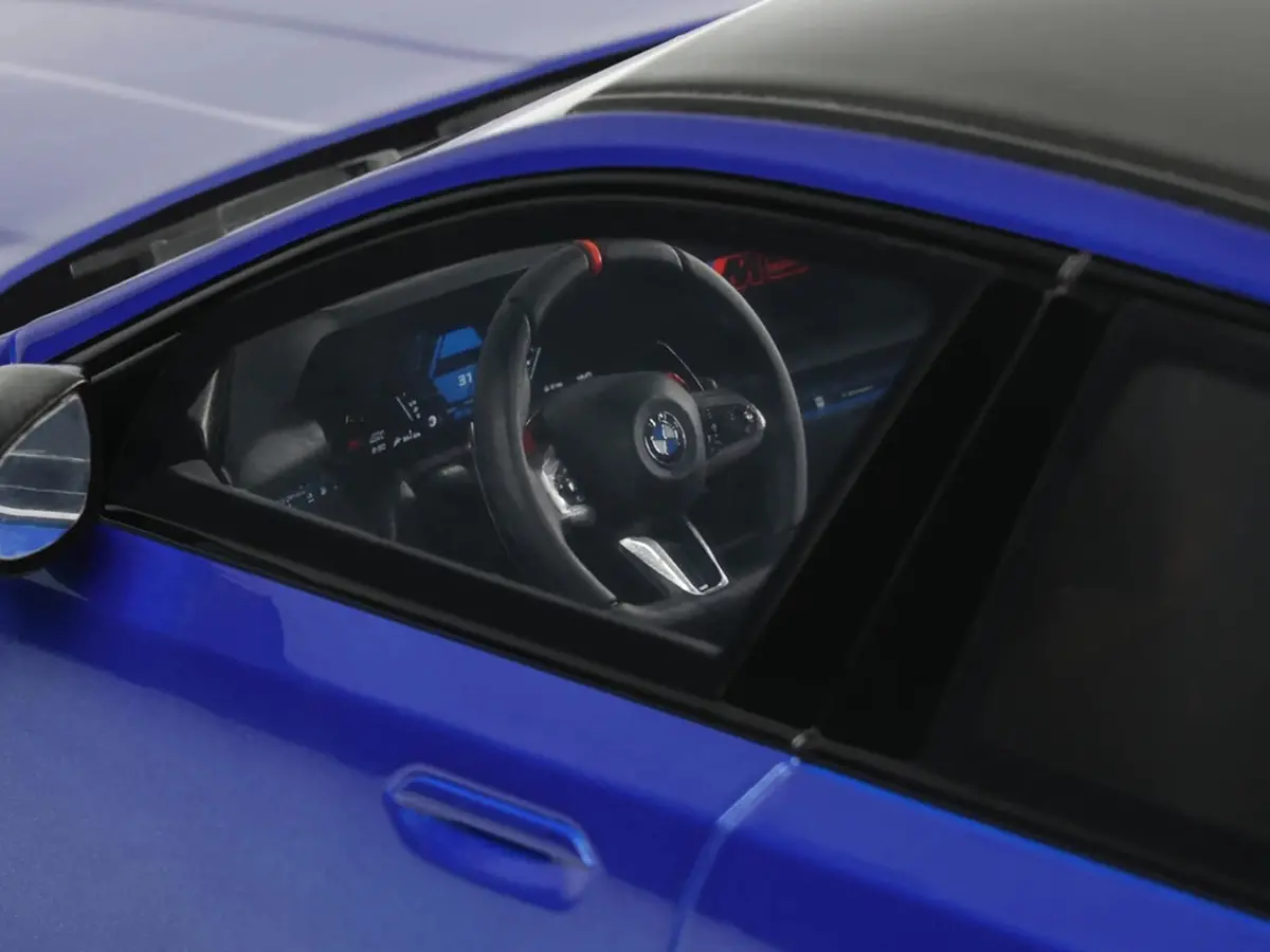 2024 Bmw M5 (G90) Marina Bay Blue Metallic With Black Top 1/18 Model Car By Gt Spirit 2