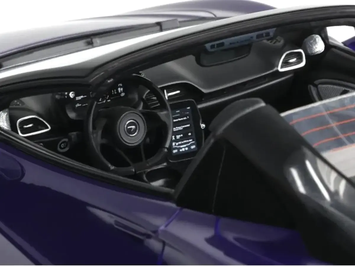 2024 Mclaren Artura Spider Lantana Purple Metallic 1/18 Model Car By Gt Spirit 2