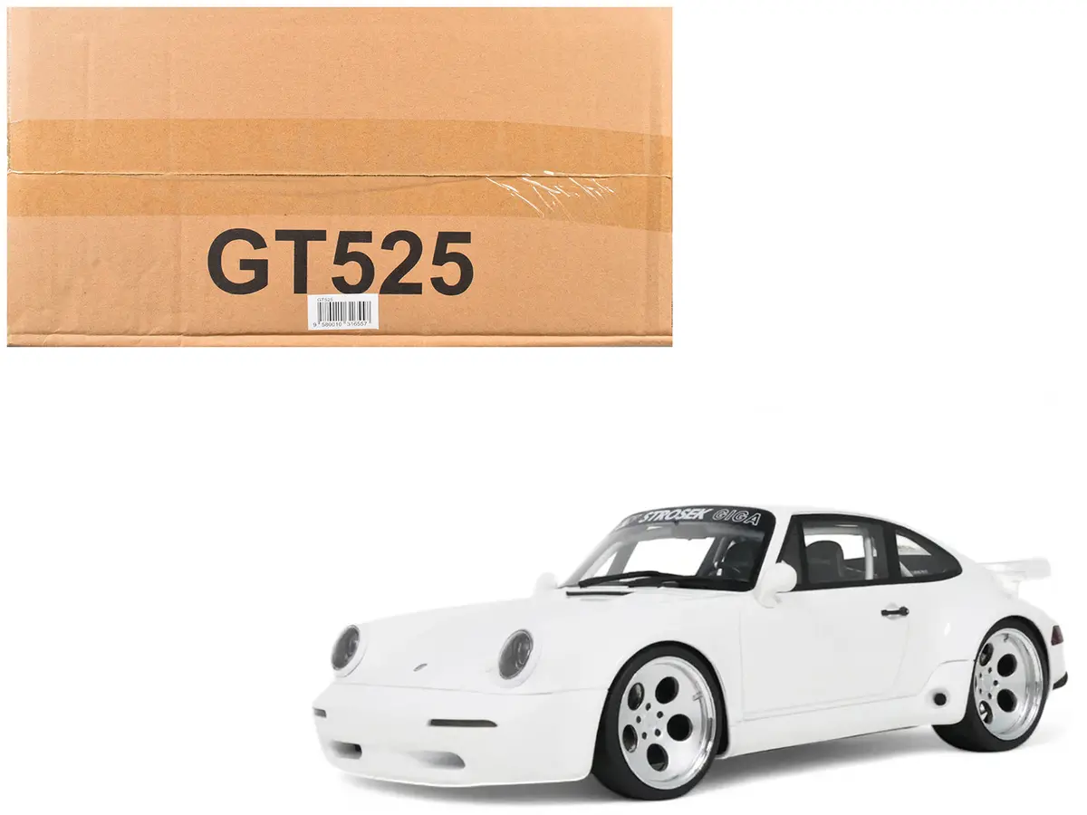 2024 Strosek Giga (Porsche 911) White 1/18 Model Car By Gt Spirit 1