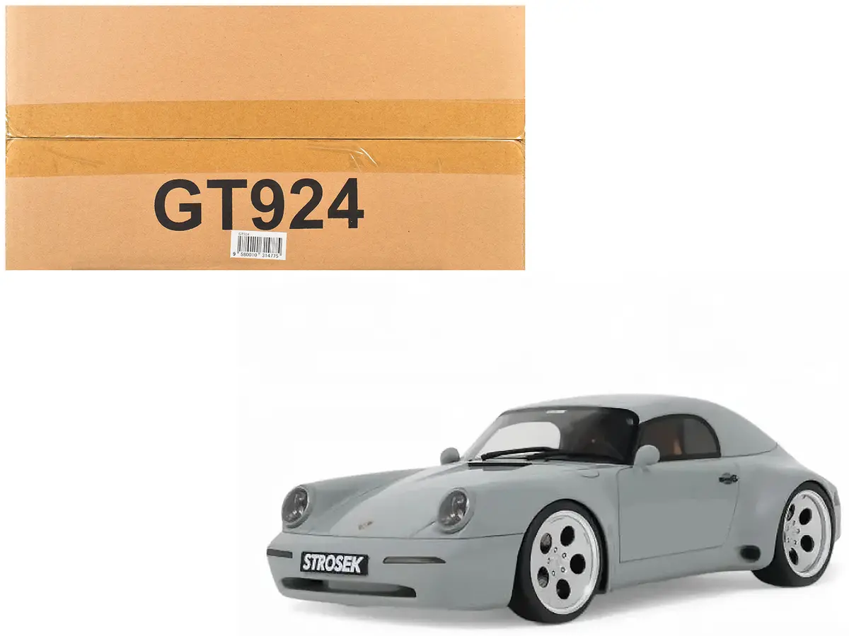 2023 Strosek Mega 30 Speedster (Porsche 911) Classic Gray 1/18 Model Car By Gt Spirit 1