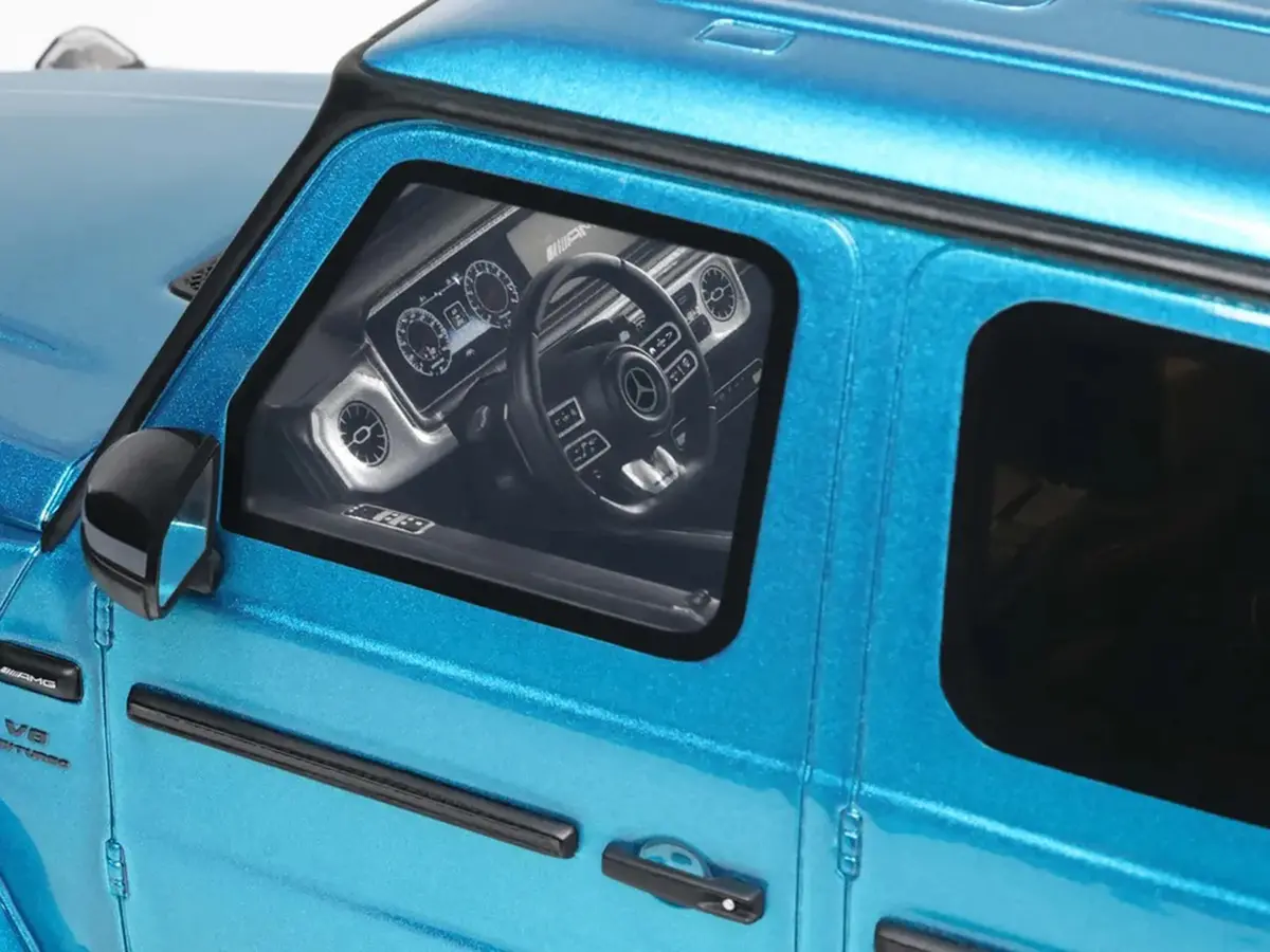 2024 Mercedes-Benz G 63 Amg Hyper Blue Magno Metallic 1/18 Model By Gt Spirit 2